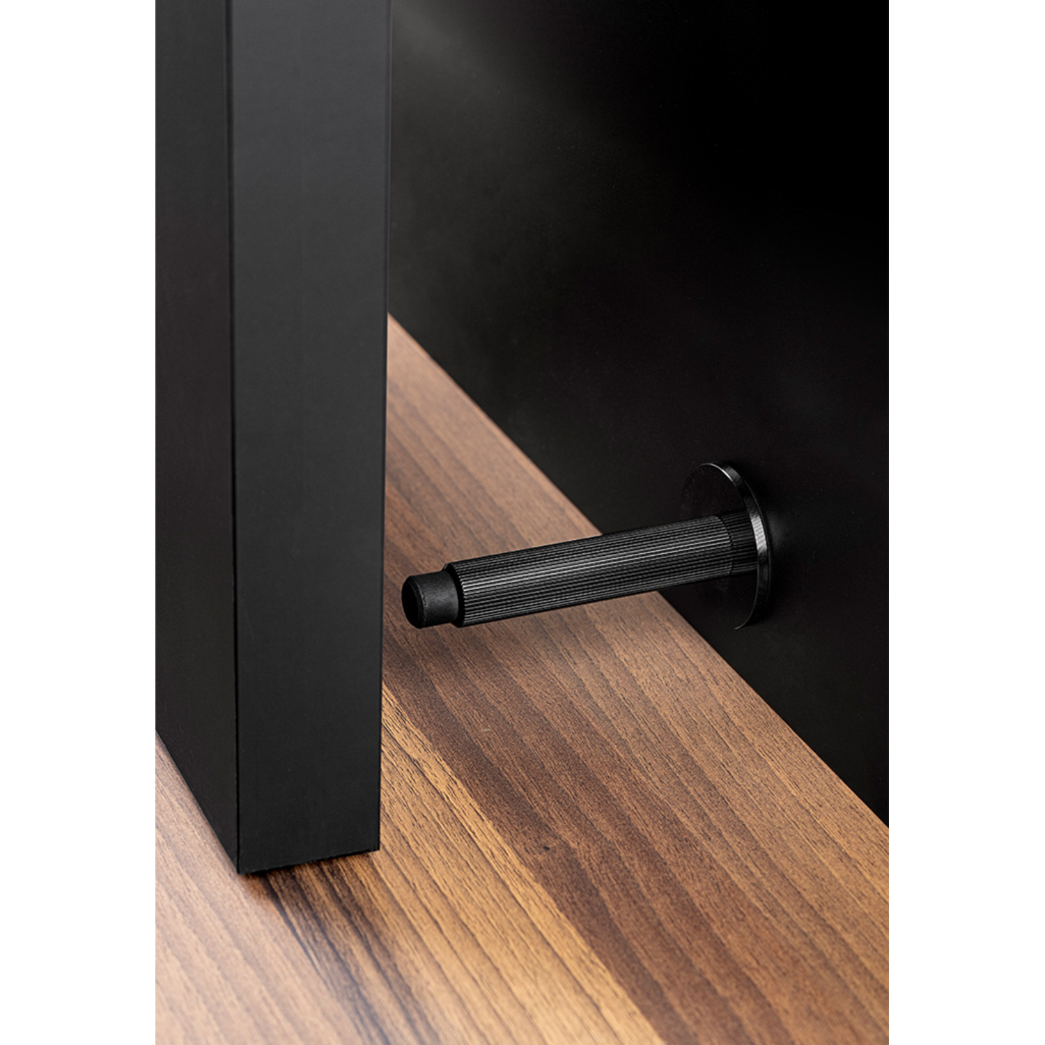Deurstopper ARPA Ø50 aluminium rvs-look